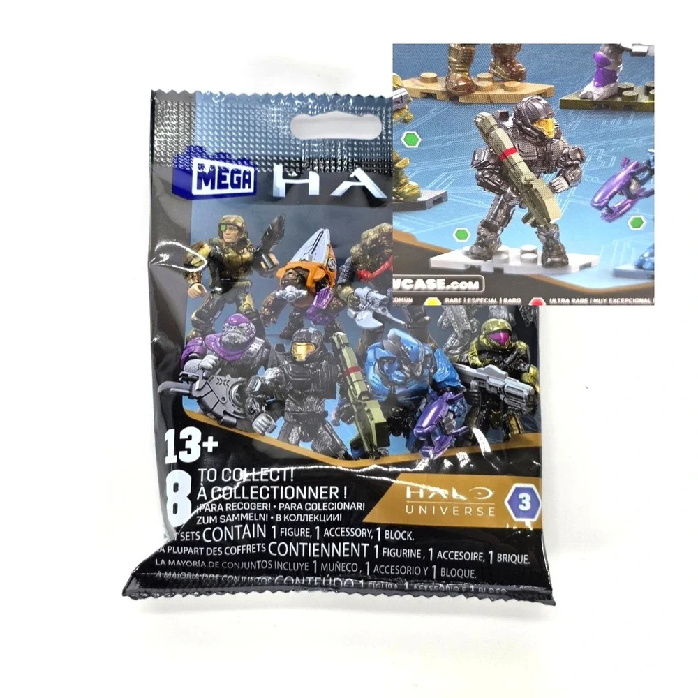 Mega Construx Halo Universe Series 3 Spartan CQB 61TC Mini Figure Sealed Bag